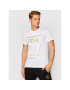 Versace Jeans Couture Póló Garanzia Foil 71GAHT01 Fehér Regular Fit - Pepit.hu