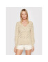 Vila Sweater Myla 14072960 Bézs Relaxed Fit - Pepit.hu