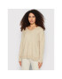 Vila Sweater Ril 14061614 Bézs Oversize - Pepit.hu