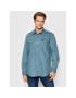 Wrangler Farmering Ls Workshirt W5D1BKH99 Kék Regular Fit - Pepit.hu