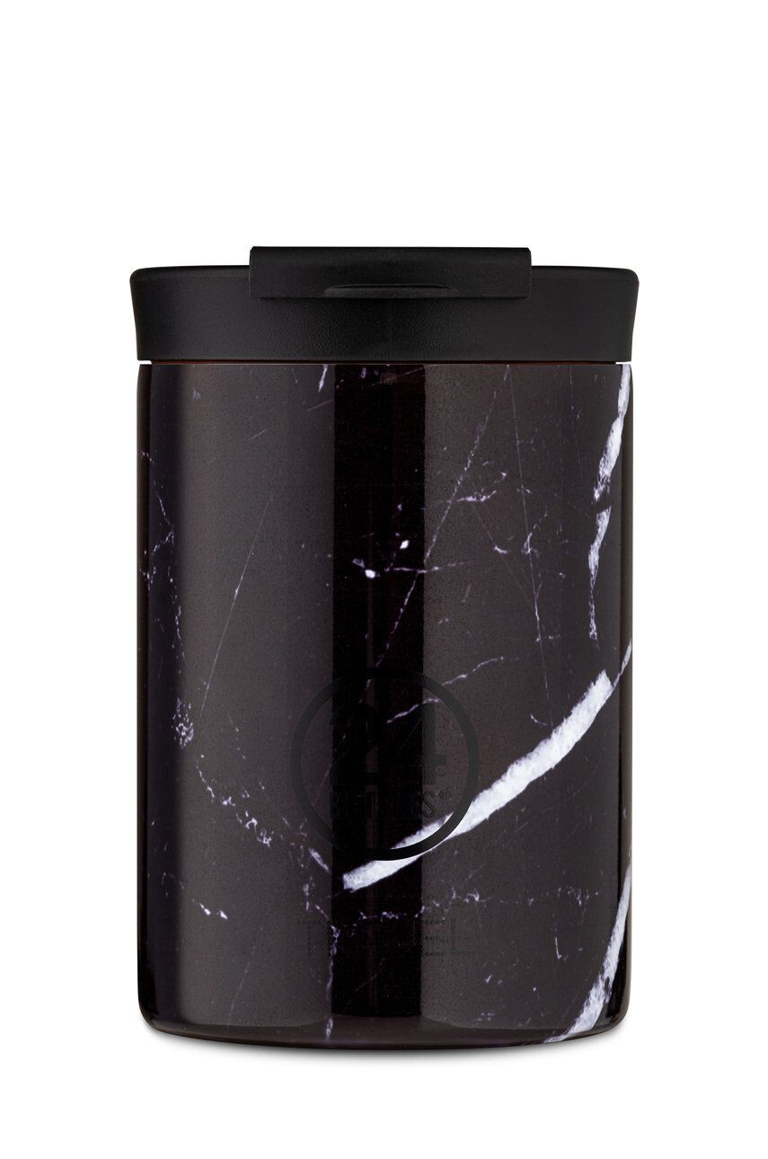 24bottles Termosz bögre Travel Tumbler Black Marble 350ml - Pepit.hu