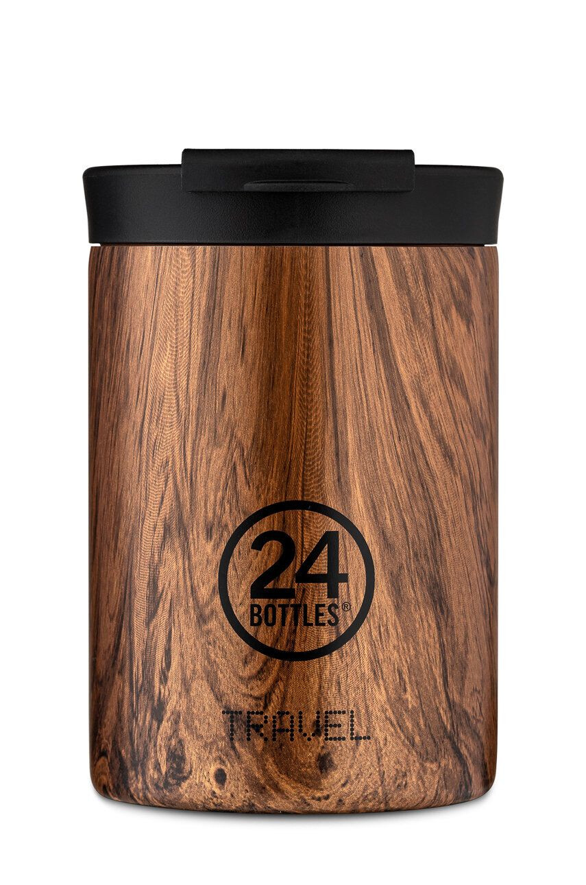 24bottles Termosz bögre Travel Tumbler Sequoia Wood 350ml - Pepit.hu