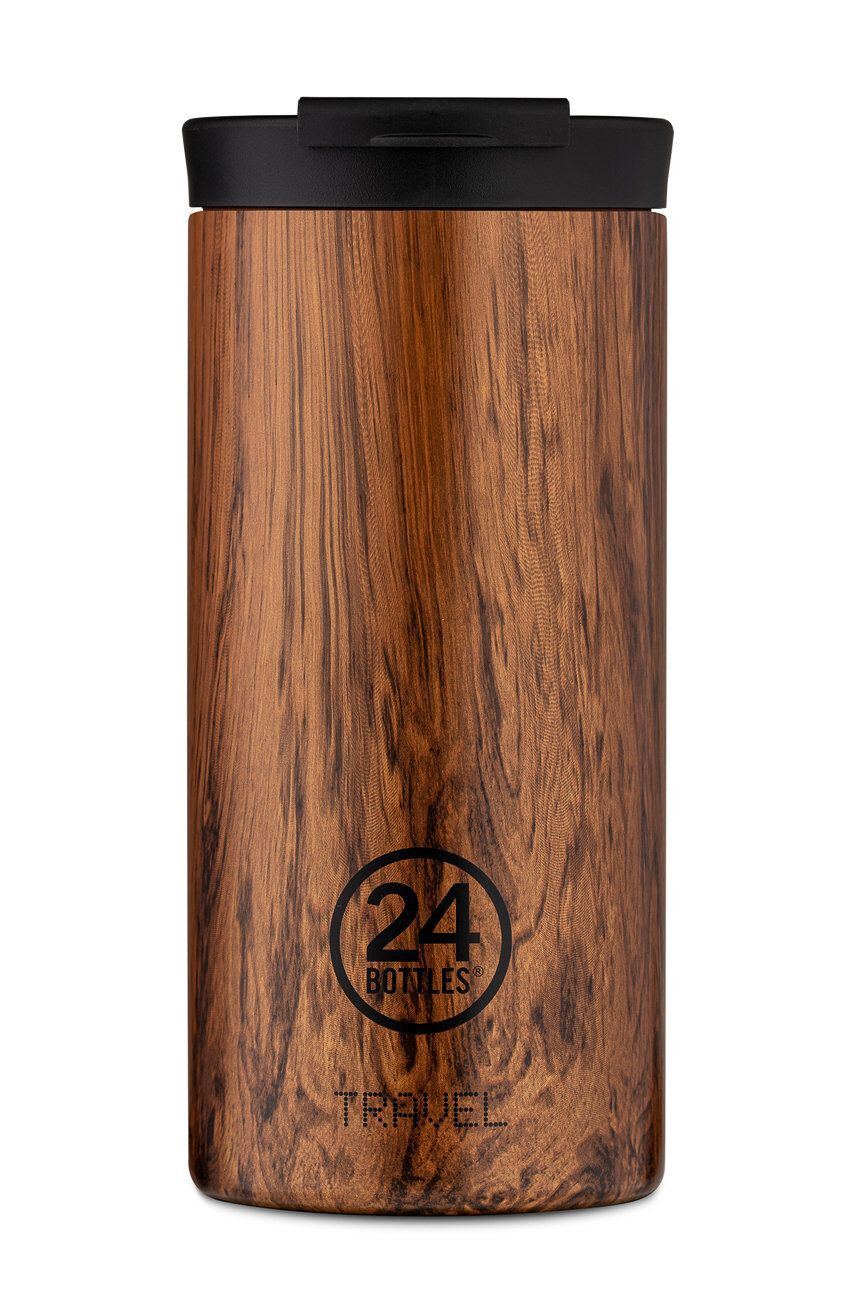 24bottles Termosz bögre Travel Tumbler Sequoia Wood 600ml - Pepit.hu