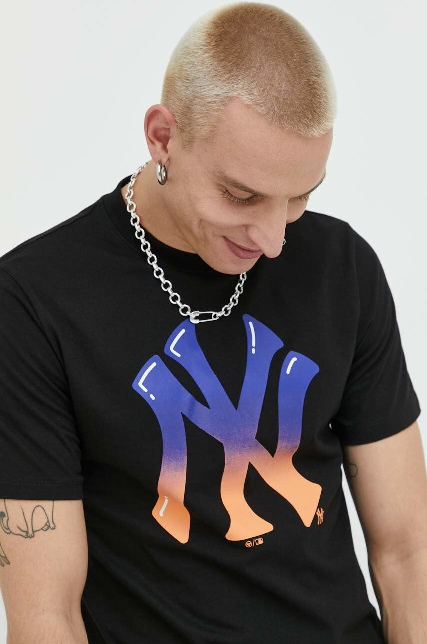 47brand pamut póló MLB New York Yankees fehér nyomott mintás - Pepit.hu