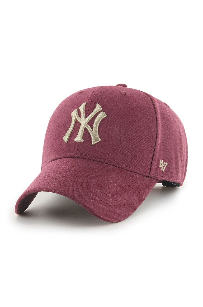 47brand sapka MLB New York Yankees lila nyomott mintás - Pepit.hu