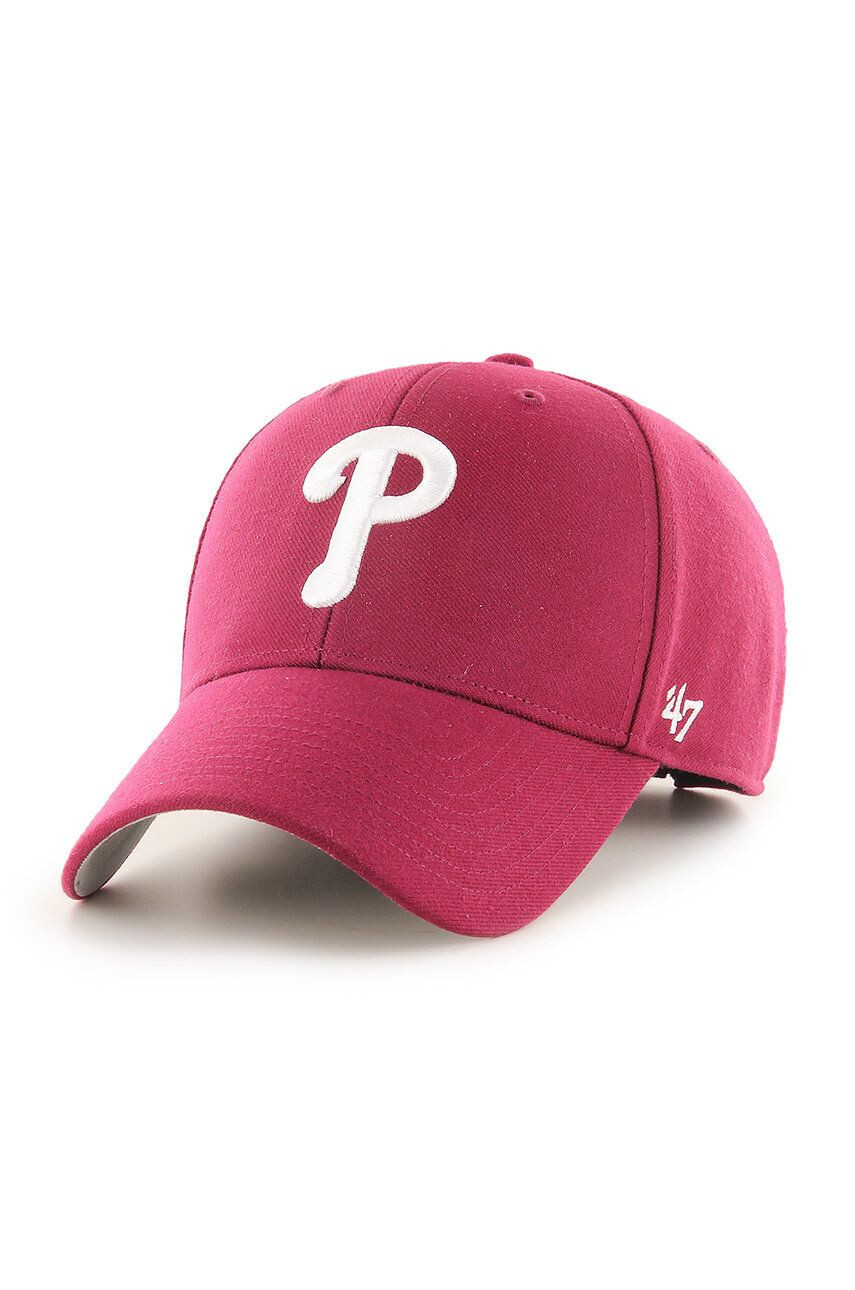 47brand sapka MLB Philadelphia Phillies piros nyomott mintás - Pepit.hu