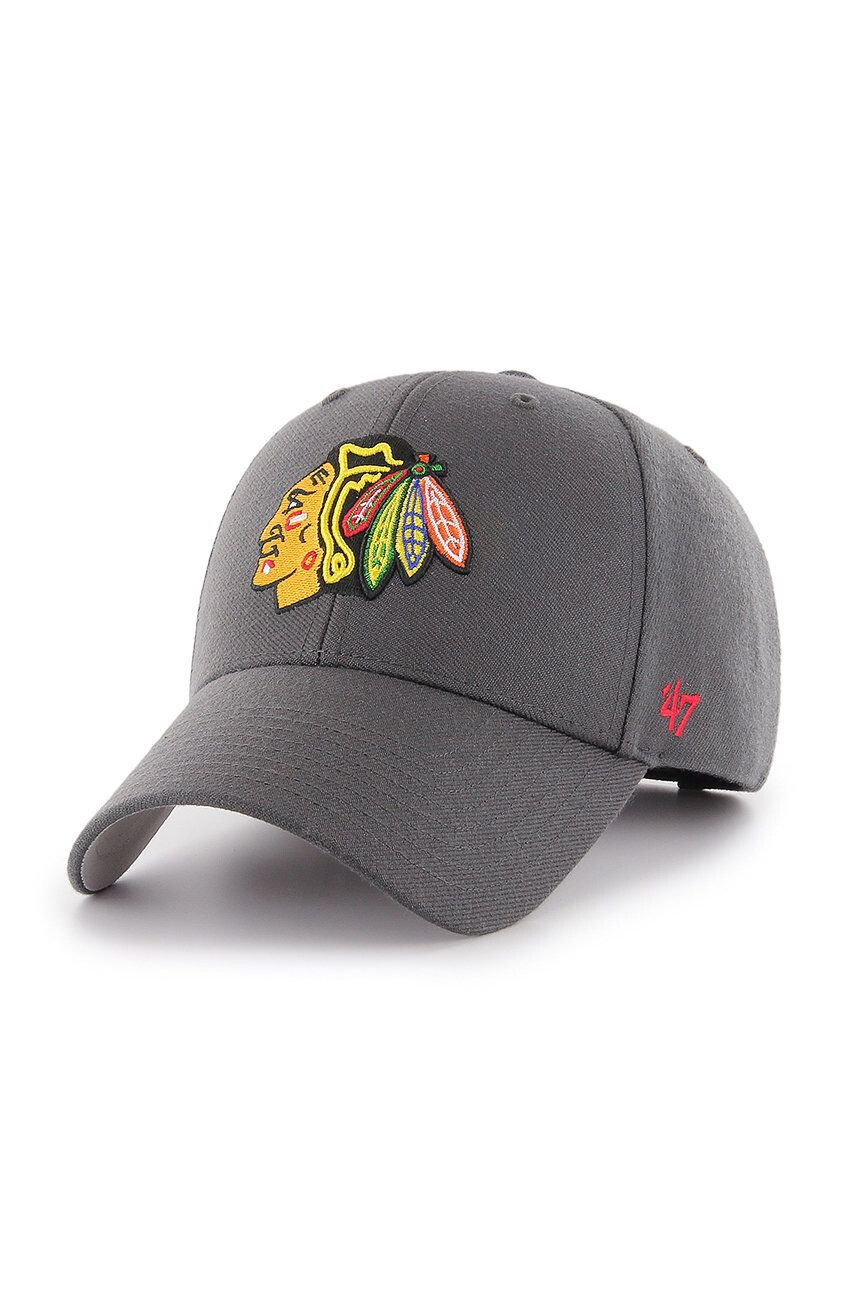 47brand sapka Chicago Blackhawks barna nyomott mintás - Pepit.hu