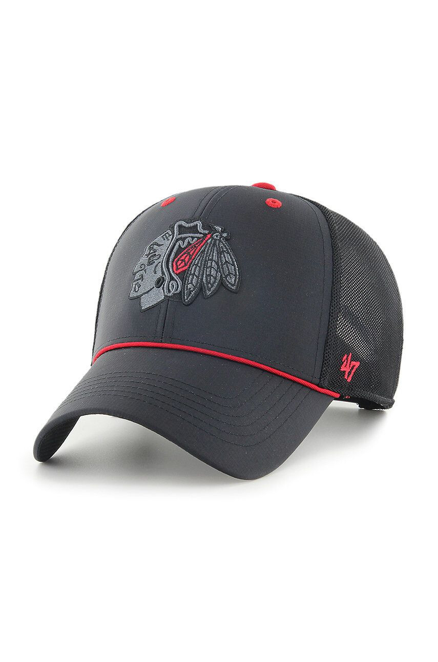 47brand sapka Chicago Blackhawks fekete nyomott mintás - Pepit.hu