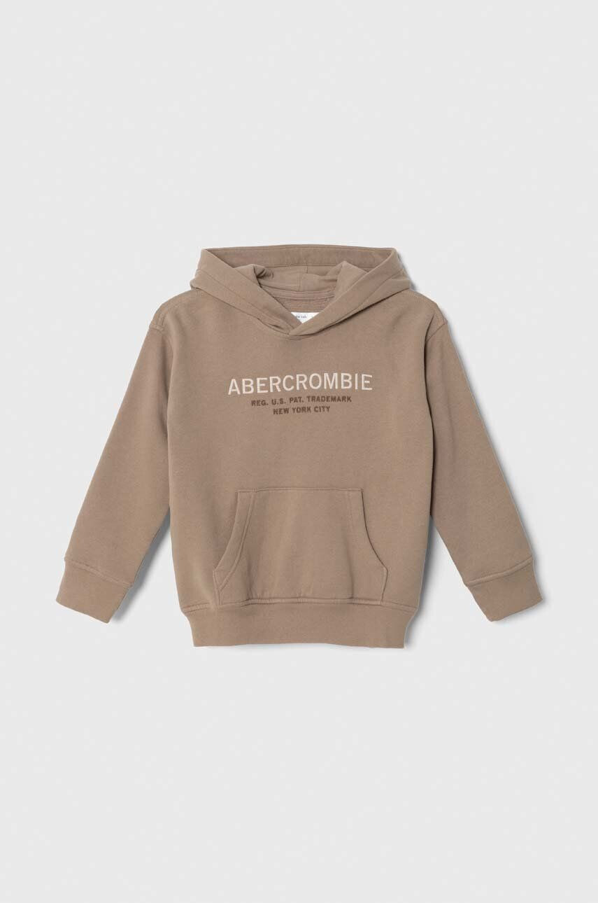 Abercrombie & Fitch gyerek felső bézs mintás kapucnis - Pepit.hu