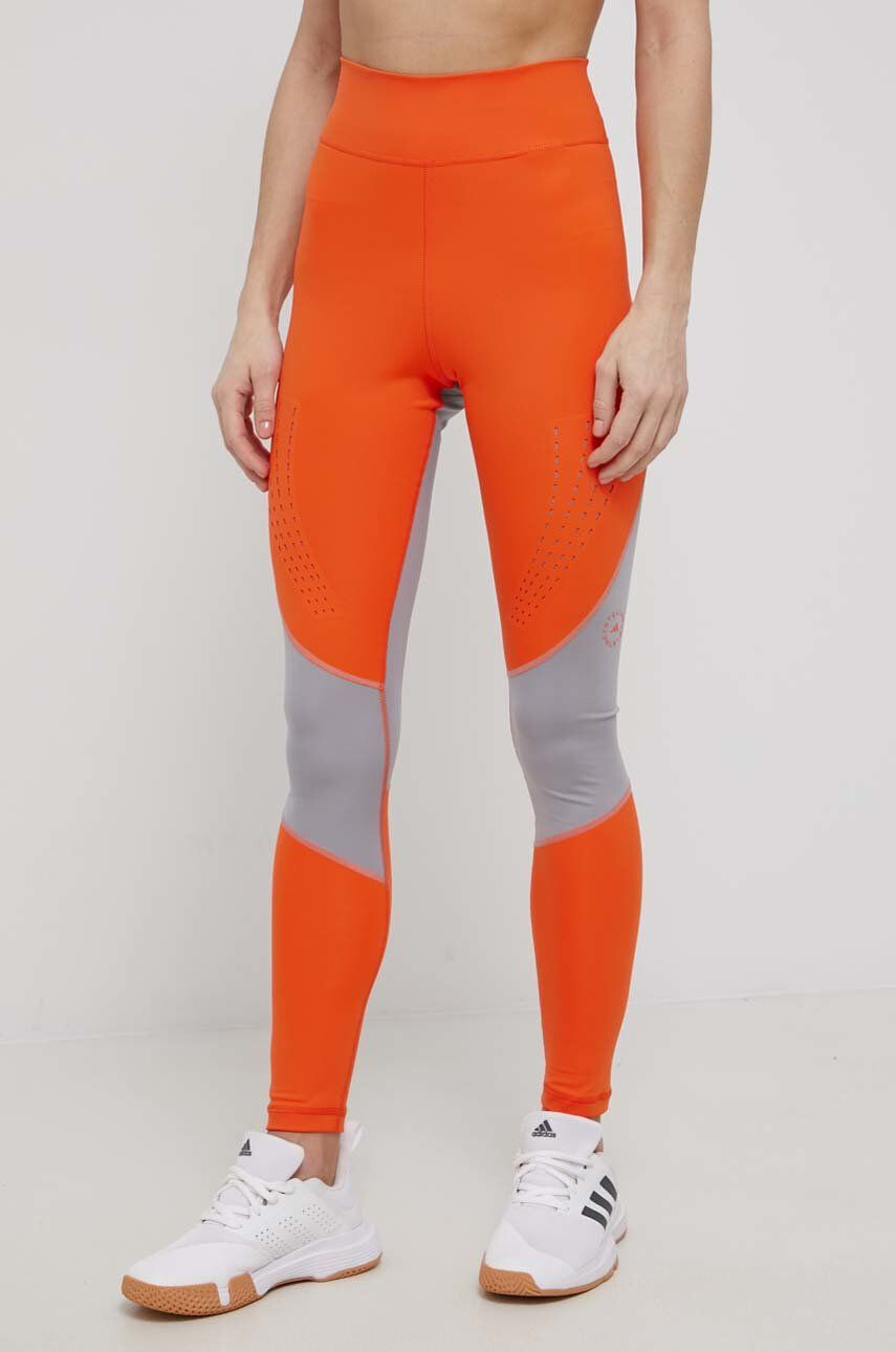 adidas by Stella McCartney edzős legging HD9109 narancssárga női mintás - Pepit.hu