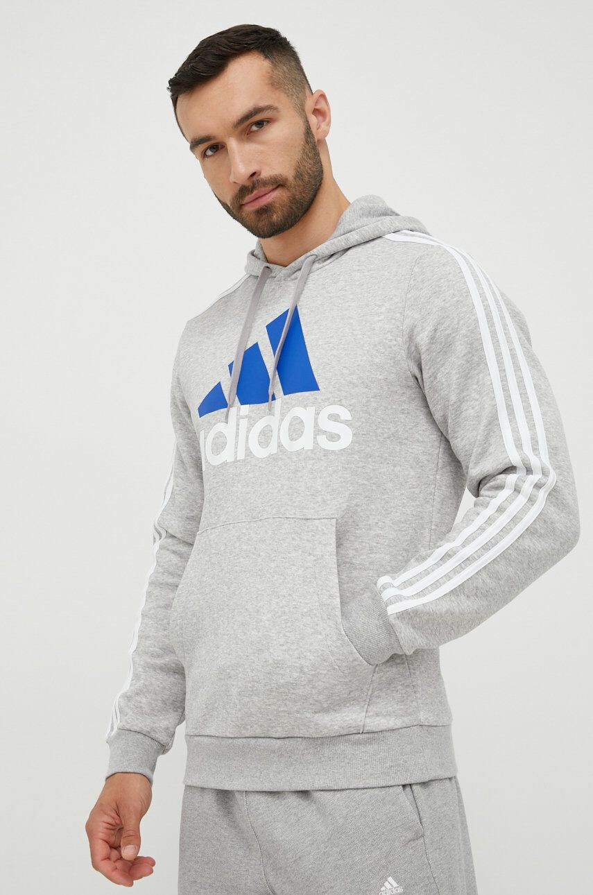 adidas felső szürke férfi melange - Pepit.hu