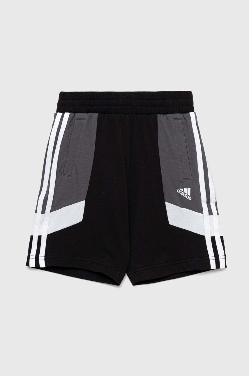 adidas gyerek rövidnadrág U 3S CB SHORT fekete - Pepit.hu