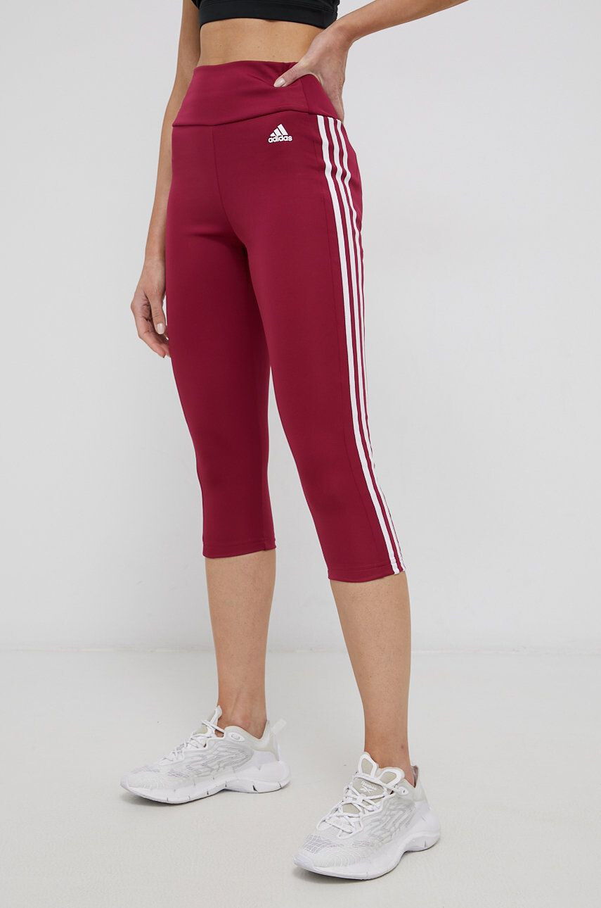 adidas legging bordó női nyomott mintás - Pepit.hu