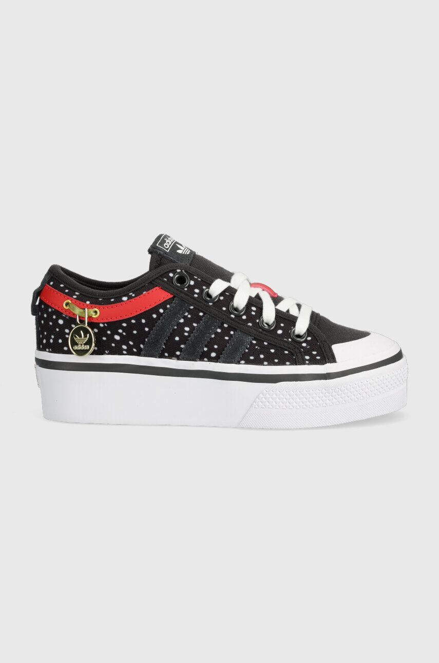 adidas Originals cipő x Disney NIZZA PLATFORM fekete - Pepit.hu