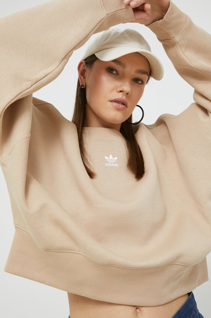 adidas Originals felső bézs női sima - Pepit.hu