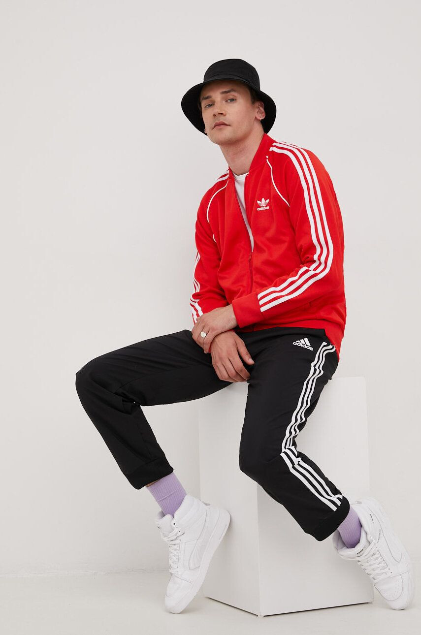 adidas Originals felső HF2124 Adicolor Classics Primeblue SST Track Jacket piros férfi nyomott mintás - Pepit.hu