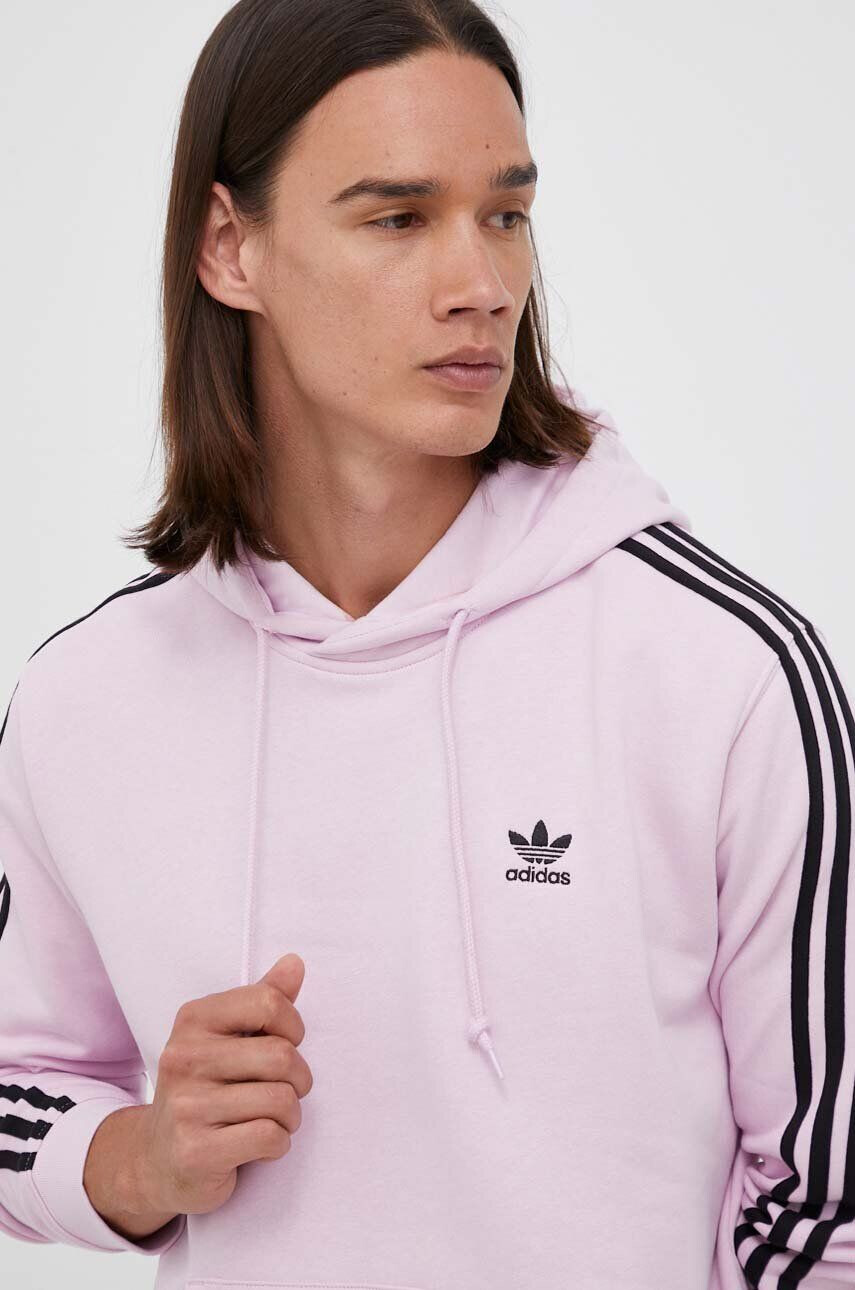 adidas Originals felső rózsaszín férfi nyomott mintás kapucnis - Pepit.hu