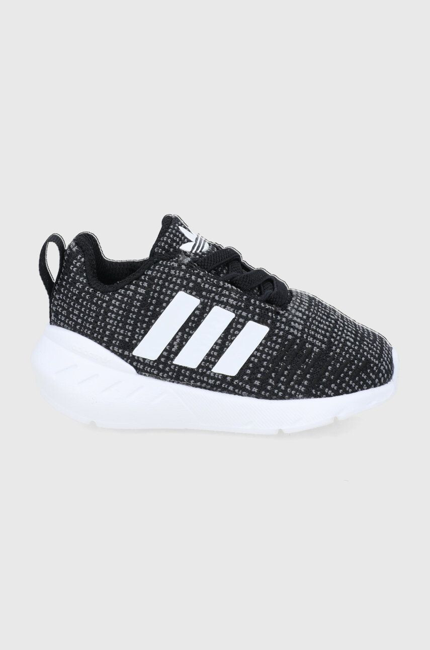 adidas Originals gyerek cipő Swift Run 22 GW8184 fekete - Pepit.hu