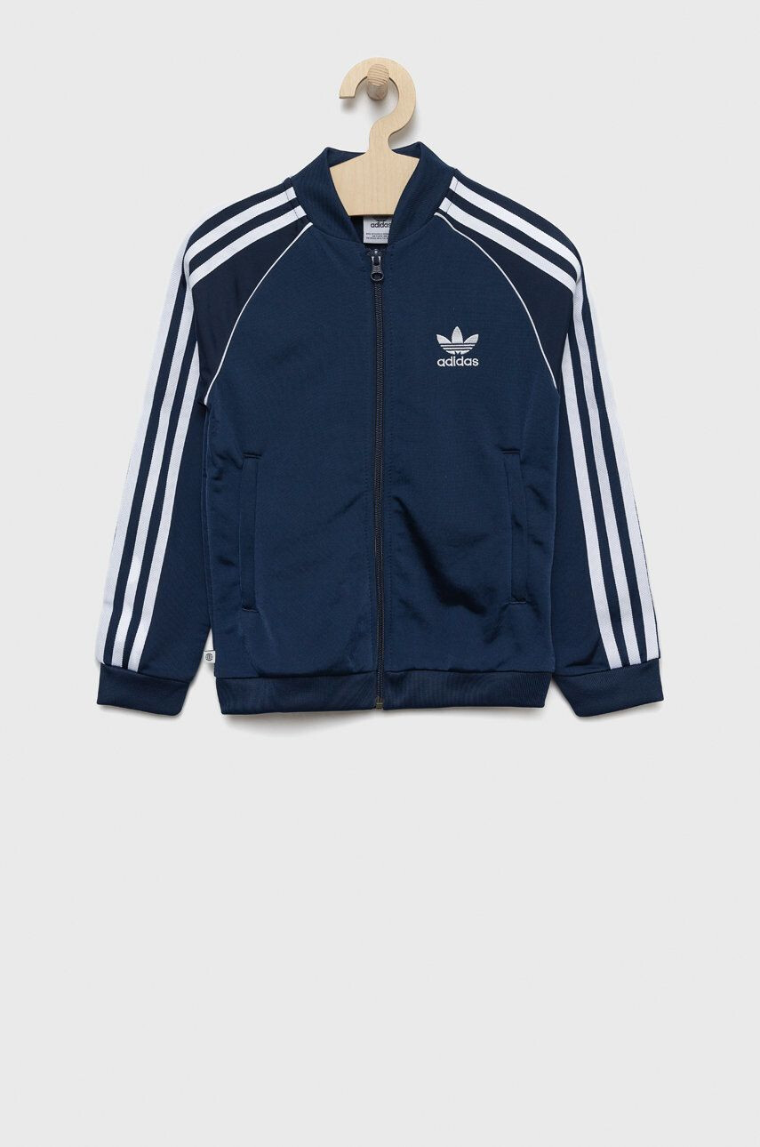 adidas Originals gyerek felső sötétkék nyomott mintás - Pepit.hu