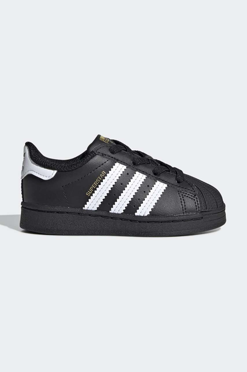 adidas Originals gyerek sportcipő Superstar I fekete - Pepit.hu