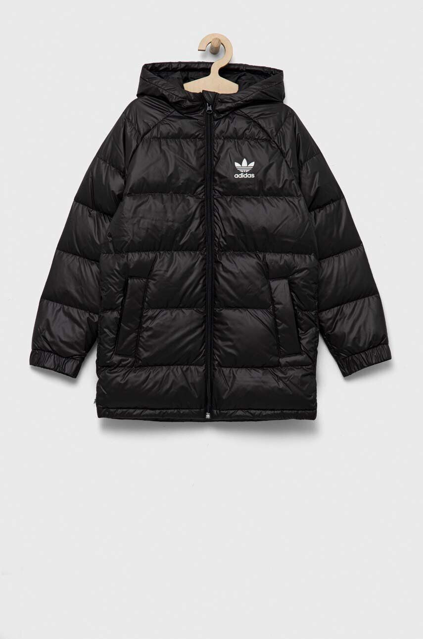 adidas Originals gyerek sportdzseki DOWN JACKET ELO fekete - Pepit.hu