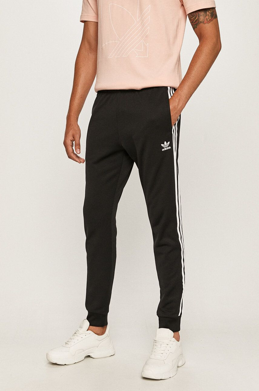 adidas Originals nadrág Cargo Pants férfi fekete egyenes - Pepit.hu