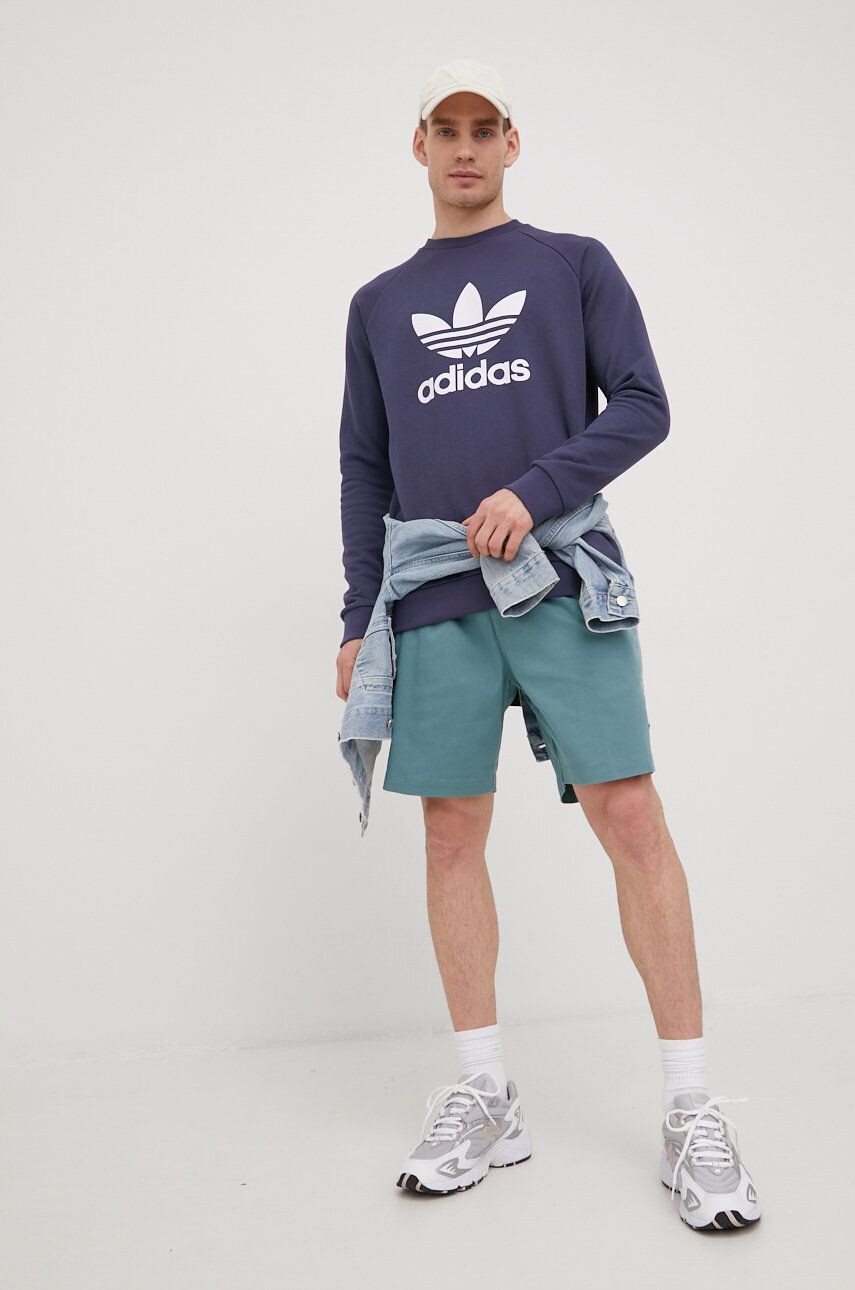 adidas Originals pamut melegítőfelső Adicolor HE9490 lila férfi nyomott mintás - Pepit.hu