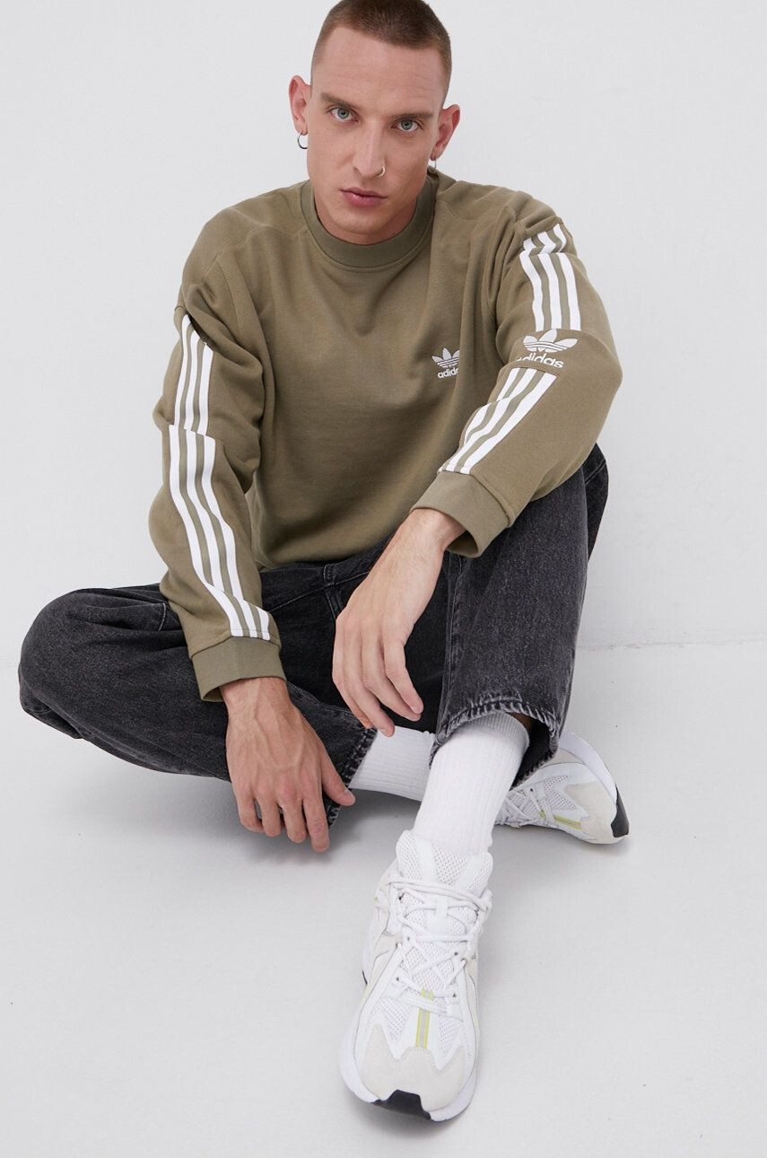 adidas Originals pamut melegítőfelső HC7035 rózsaszín női nyomott mintás - Pepit.hu