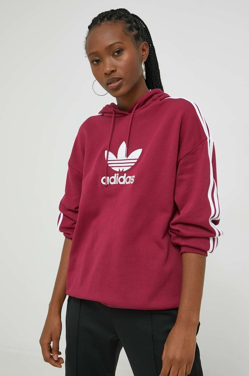 adidas Originals pamut melegítőfelső sötétkék férfi nyomott mintás kapucnis - Pepit.hu