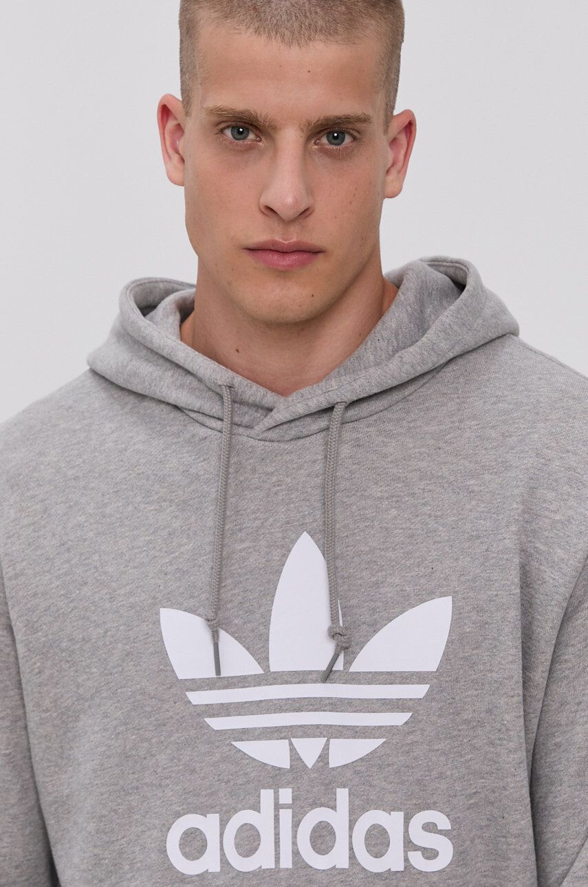 adidas Originals pamut melegítőfelső H06669 szürke férfi nyomott mintás - Pepit.hu