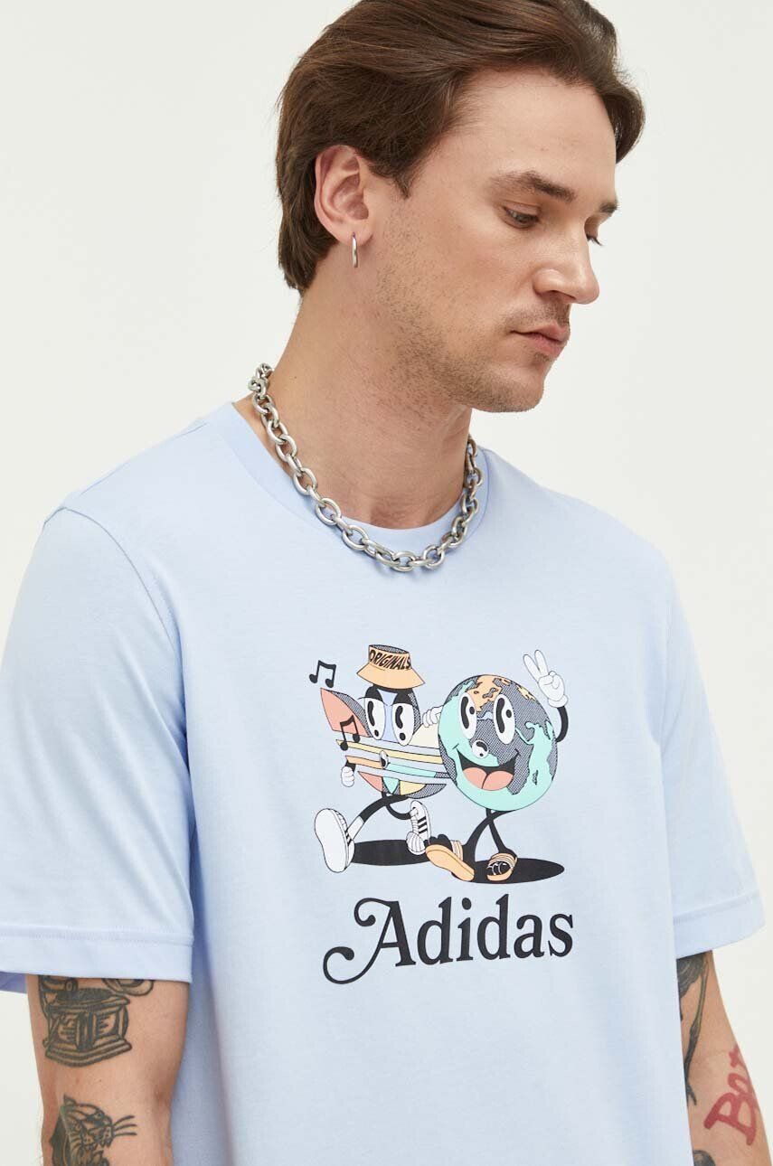 adidas Originals pamut póló nyomott mintás - Pepit.hu