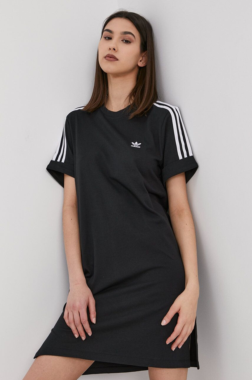 adidas Originals ruha rózsaszín mini testhezálló - Pepit.hu