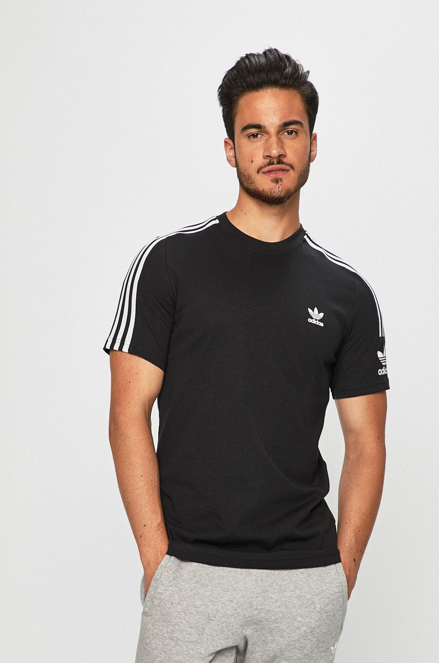 adidas Originals t-shirt fekete férfi nyomott mintás - Pepit.hu