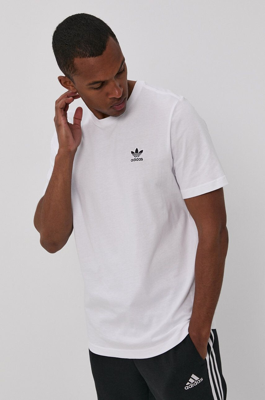 adidas Originals t-shirt GN3415 fehér férfi sima - Pepit.hu