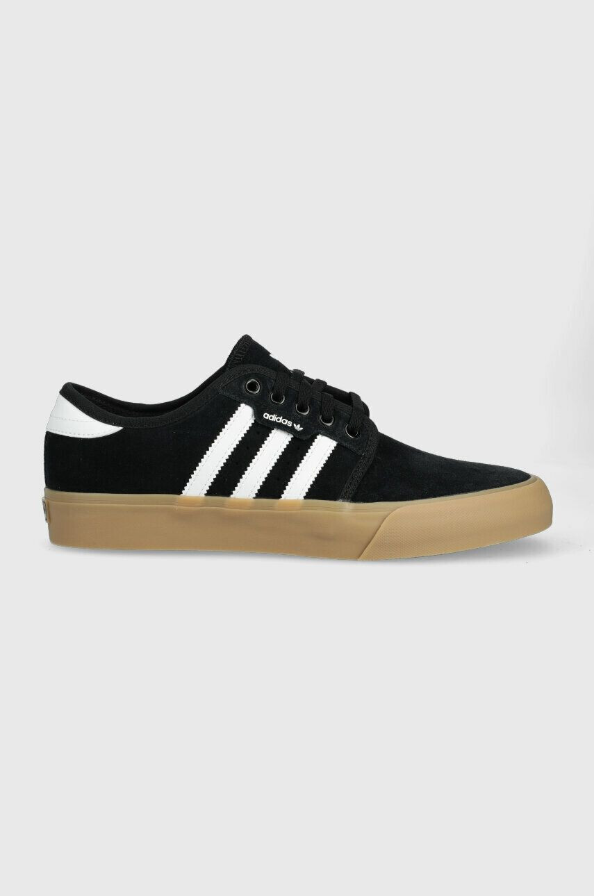 adidas Originals velúr sportcipő SEELEY fekete - Pepit.hu