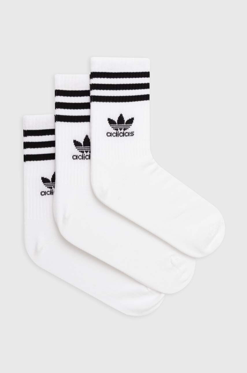 adidas Originals zokni 3 db fehér - Pepit.hu