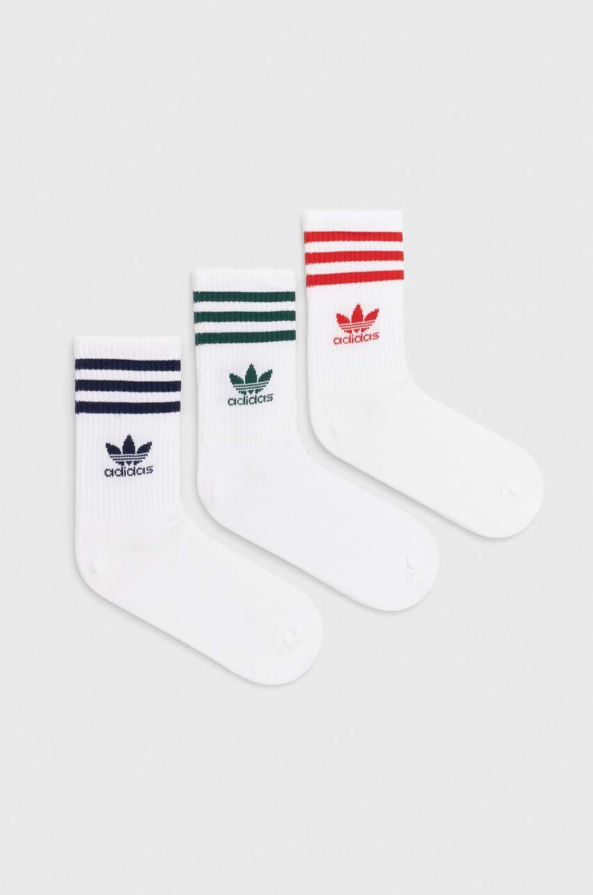 adidas Originals zokni 3 db fehér - Pepit.hu