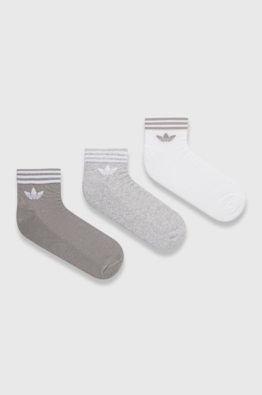 adidas Originals zokni (3-pack) szürke férfi - Pepit.hu