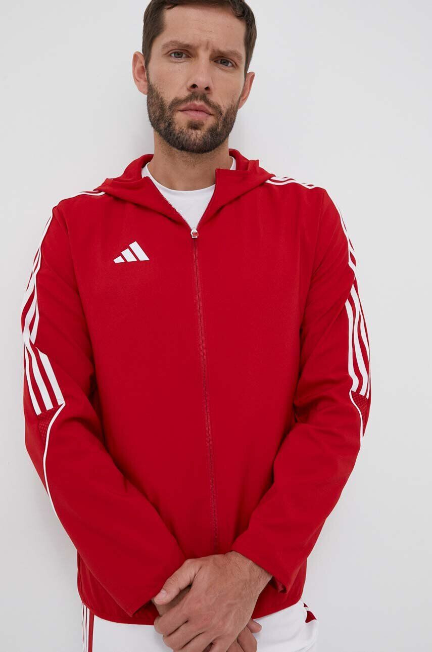 adidas Performance edzőkabát Tiro 23 piros átmeneti - Pepit.hu