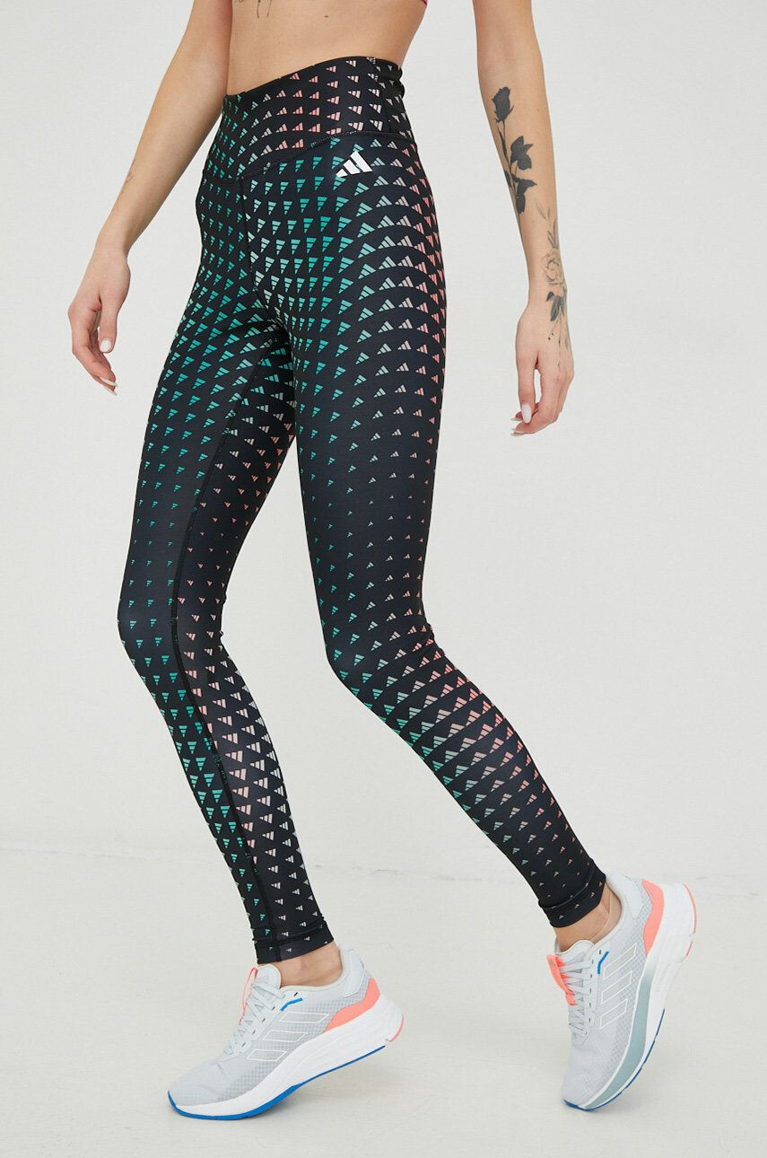 adidas Performance edzős legging Brand Love fekete női mintás - Pepit.hu