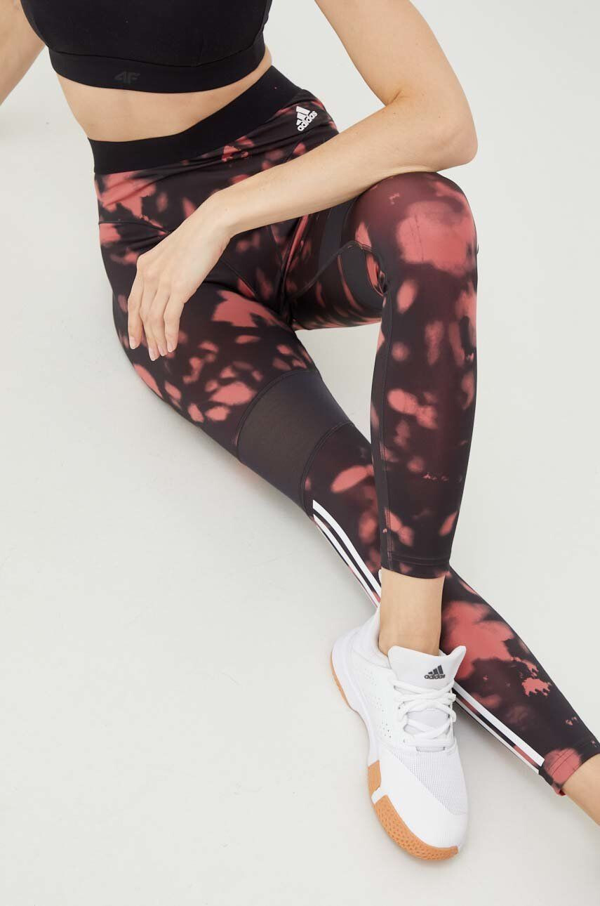 adidas Performance edzős legging Hyperglam fekete női mintás - Pepit.hu