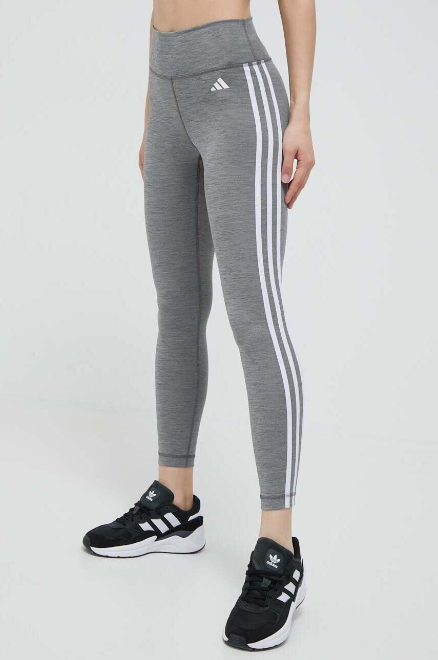 adidas Performance edzős legging Train Essentials szürke melange - Pepit.hu