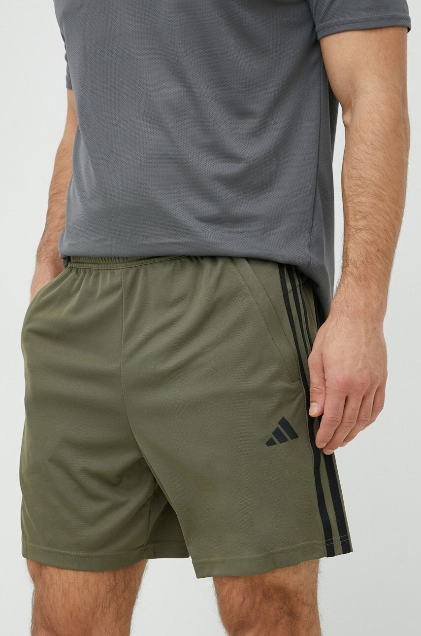 adidas Performance edzős rövidnadrág Training Essentials szürke mintás közepes derékmagasságú - Pepit.hu