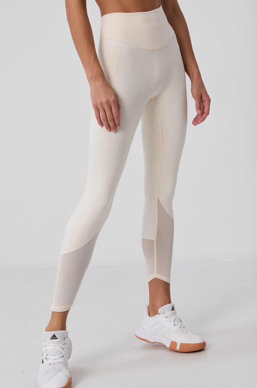 adidas Performance legging krémszínű női sima - Pepit.hu