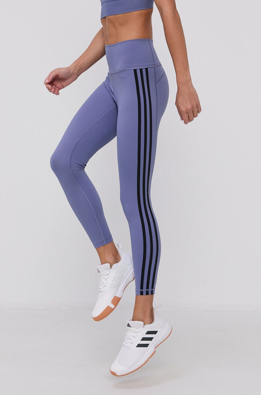 adidas Performance legging lila női sima - Pepit.hu