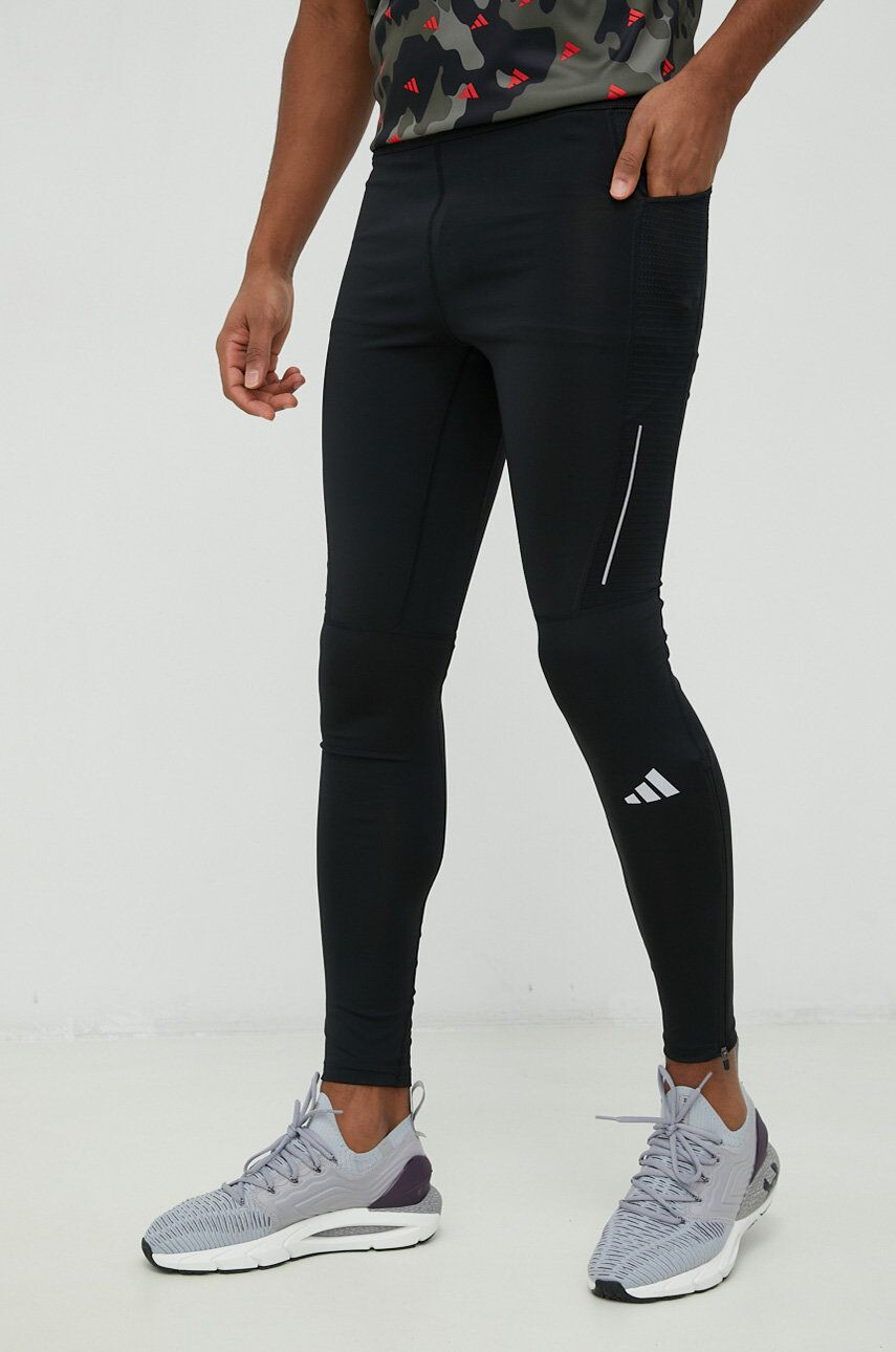 adidas Performance legging futáshoz Own the Run fekete férfi sima - Pepit.hu