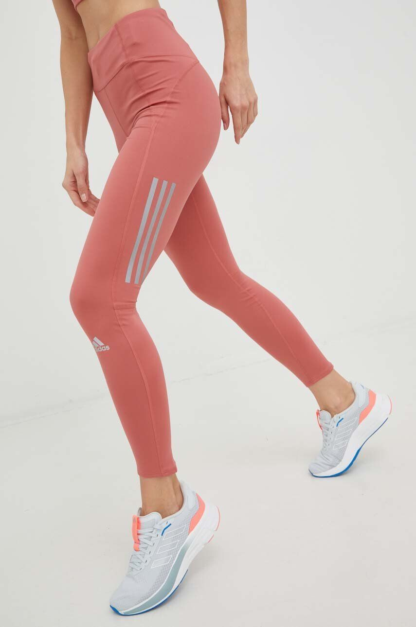 adidas Performance legging futáshoz Own The Run Winter narancssárga női nyomott mintás - Pepit.hu