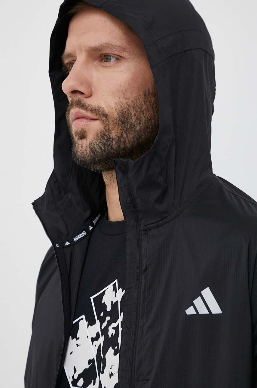 adidas Performance széldzseki Ultimate fekete átmeneti - Pepit.hu