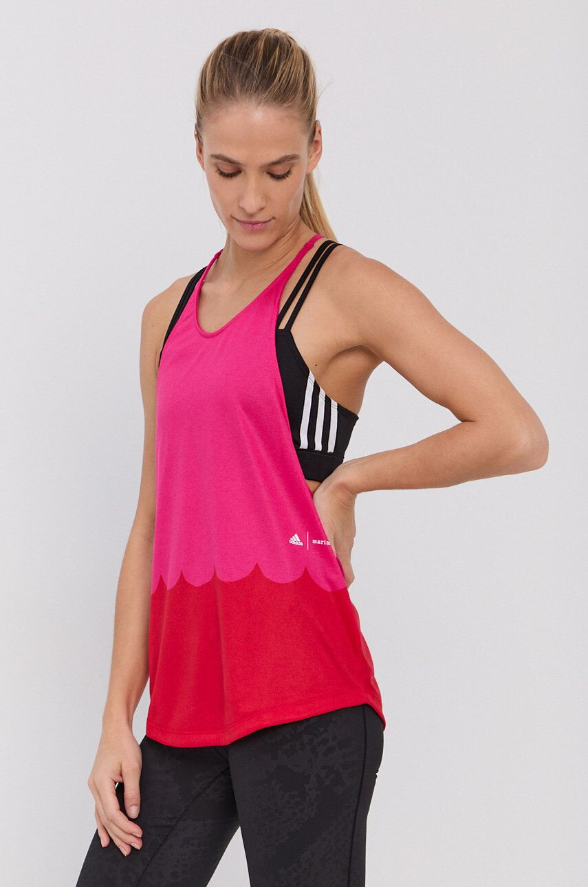 adidas Performance top x Marimekko H16927 női lila - Pepit.hu