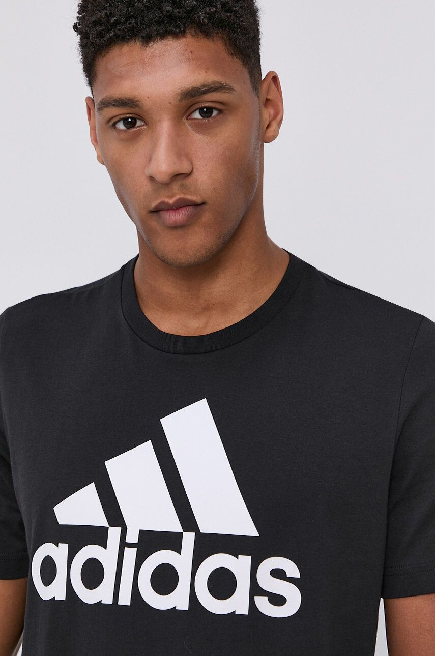 adidas t-shirt GK9120 fekete férfi nyomott mintás - Pepit.hu